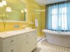 Decoracion de baños en color amarillo