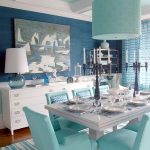 34 Comedores decorados con azul turquesa