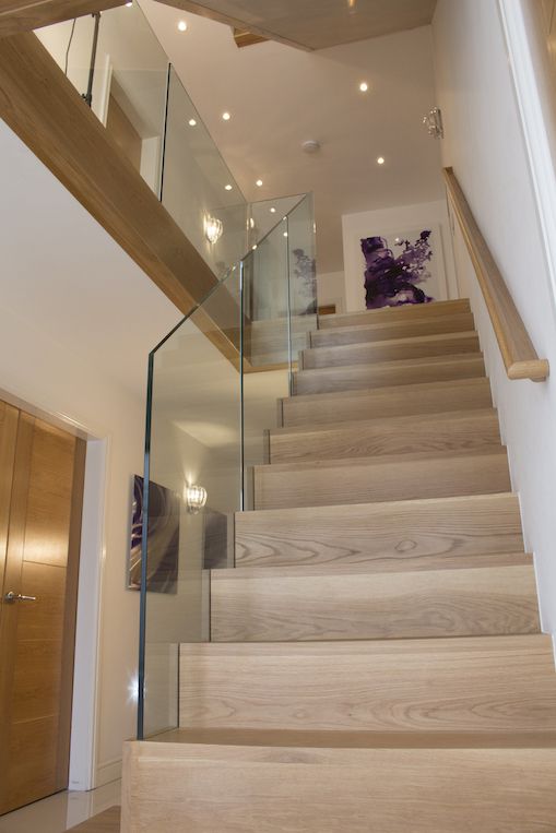 Diseños de escaleras con vidrio o cristal