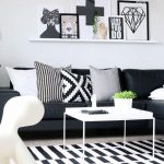 Ideas de decoración de interiores en blanco y negro
