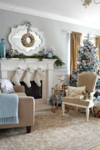 Decoración para Navidad en Color Beige y Dorado… ¡Te encantará!