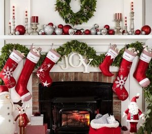 Como decorar chimeneas en navidad