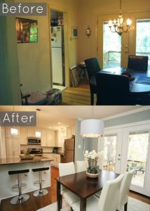 Antes y Después de la Remodelación de una Casa pequeña