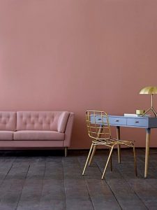 Decoración para tu Sala con Sofá en Color Rosa