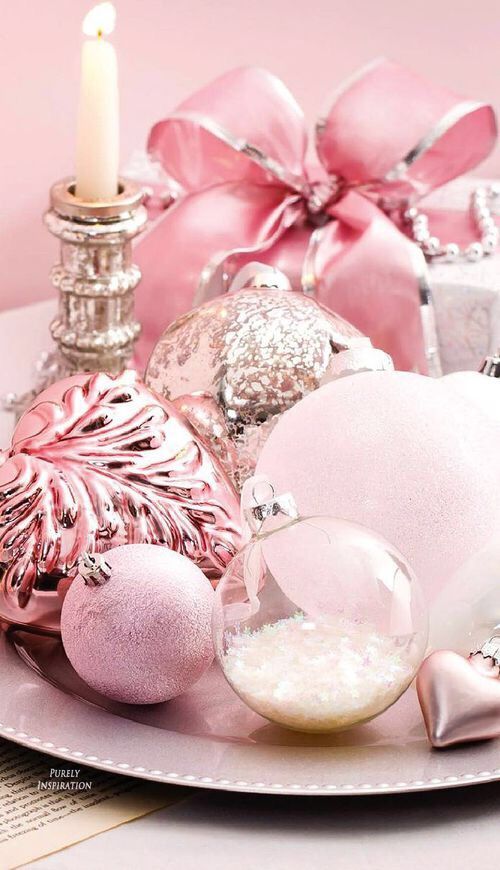 ¡¡Decora tu Hogar en Navidad con Color Rosa: Feminidad y Ternura!!