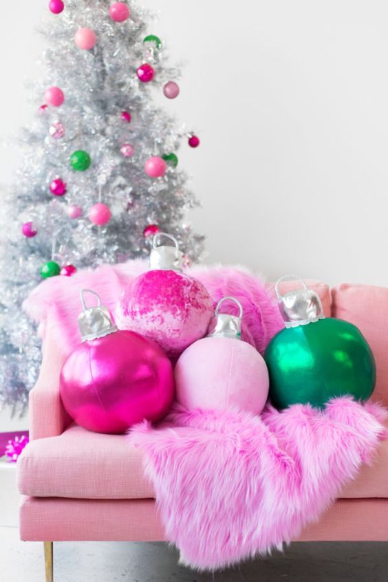 ¡¡Decora tu Hogar en Navidad con Color Rosa: Feminidad y Ternura!!
