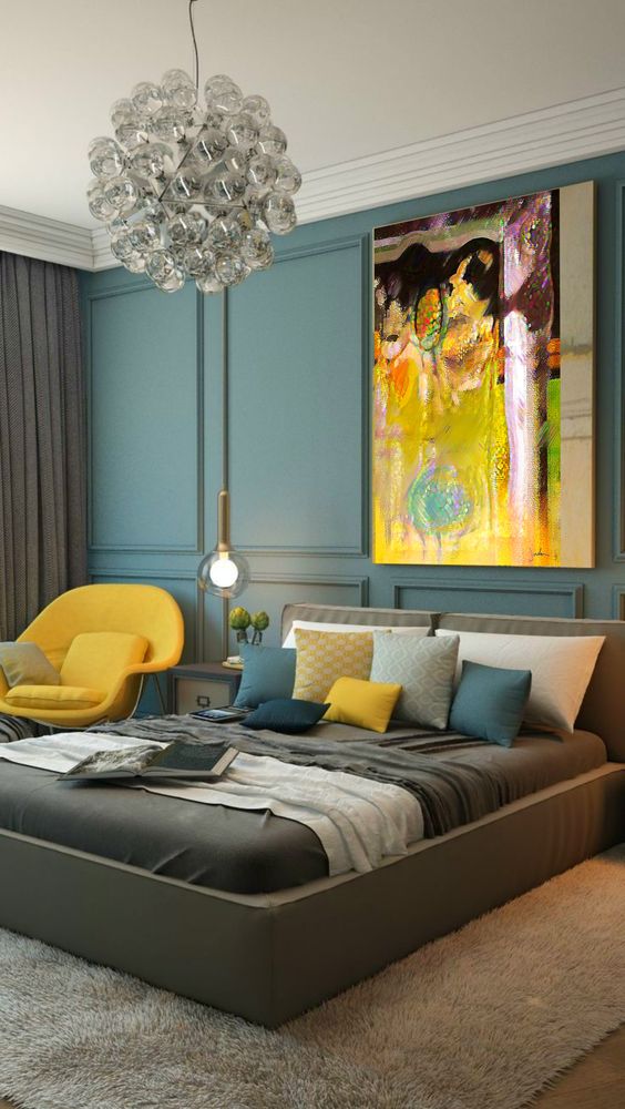 Ideas para decorar habitaciones color mostaza