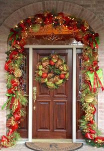 Ideas para decorar la entrada de tu casa esta navidad 2017 - 2018 (21)