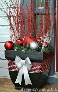 Ideas para decorar la entrada de tu casa esta navidad 2017 - 2018 (31)