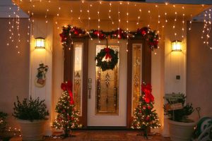Ideas para decorar la entrada de tu casa esta navidad 2017 - 2018 (4)