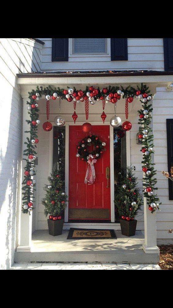 Ideas para decorar la entrada de tu casa esta navidad 2017 - 2018 (5)