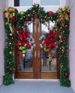 Ideas para decorar la entrada de tu casa esta navidad 2017 - 2018 (7)