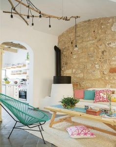 Salas de estar estilo mediterraneo