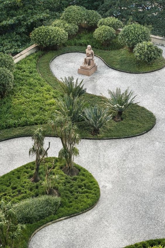 Ideas para jardines clásicos grandes