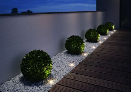 Iluminación de jardines