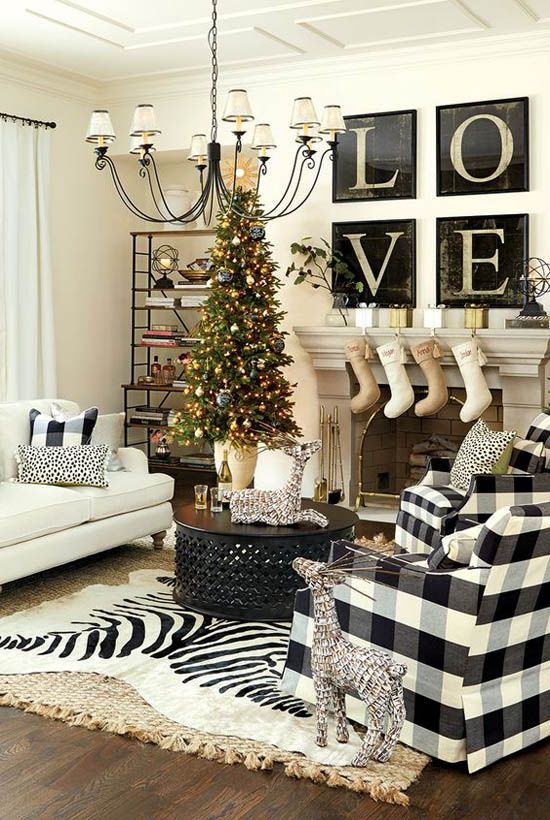  ideas para decorar la sala en navidad 2022 - 2023
