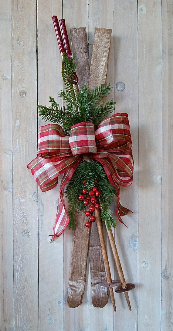 Aprende a decorar tu puerta esta navidad estilo rústico 