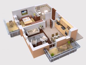 diseño de espacios basicos de vivienda