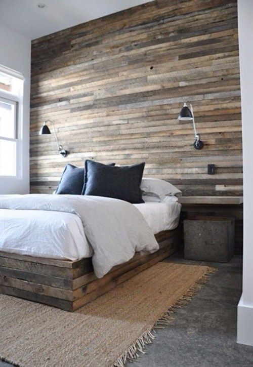 paredes decoradas con madera