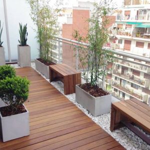 Terrazas pequeñas minimalistas para casas de infonavit