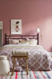 Decoracion de dormitorios tonos rosados
