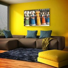 muebles cafe de que color las paredes