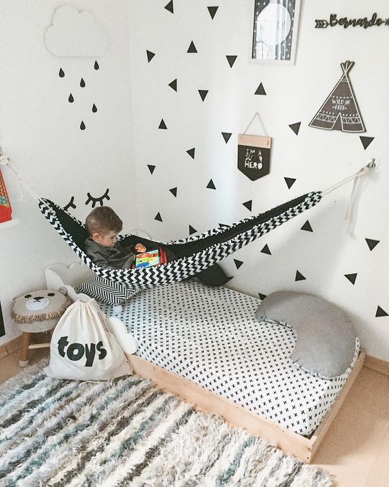 decoracion dormitorios infantiles sencillos con lugares para jugar