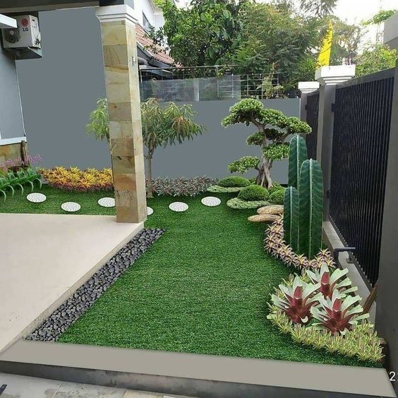 Diseño de jardines para frentes de casas