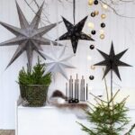 Accesorios decorativos navideños en color negro