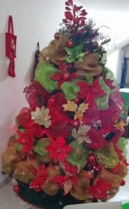Ideas de decoración navideña rojo, verde y dorado