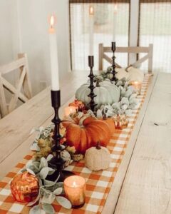 Velas decorativas para otoño