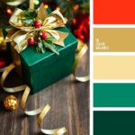 Paletas de color en decoración navideña