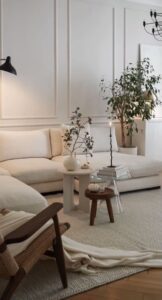 Revestimientos y textura para salas de estar