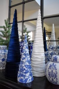 Ideas de decoración navideña color azul